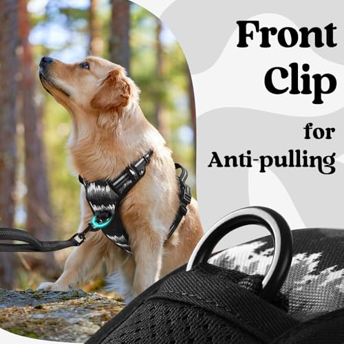 Dog Harness for Large (Large / Mountain Black)