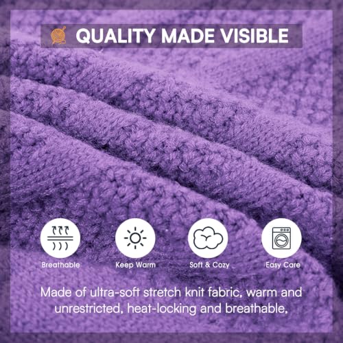 XSmall Dog Sweater (X-Small / Purple)