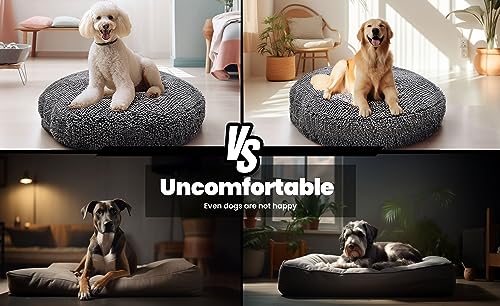 Cloud K 9 Bed for Dogs & Cats (Medium (35''X35'') / Grey)