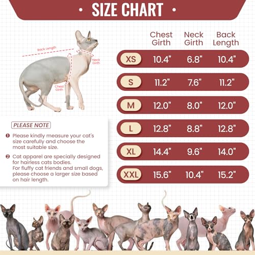 Sphynx Hairless Cats Shirt Pullover Kitten T (X-Small / Red)