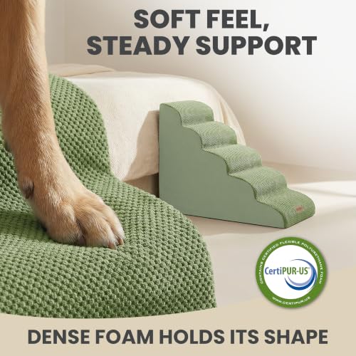 Dog Stairs for High Beds (Sage Green / Stairs 24.5"H)
