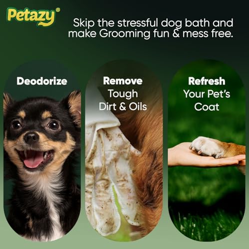 Pet Glove Wipes for Dogs & Cats (50 Glove Wipes)