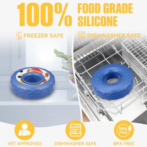 Dog Enrichment Lick Bowl (Medium / Dark blue)