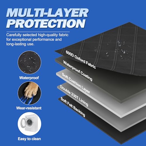 Car Door Protector for Dogs (Black / M)