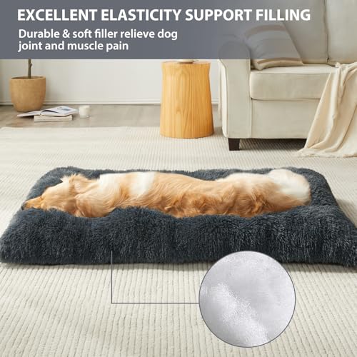 Dog Beds for Large Dogs (Navy / XL(41x27 inch))