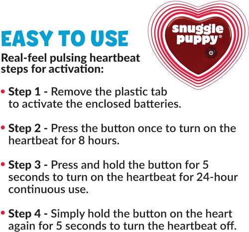 Snuggle Puppy Heartbeat Toy (Golden)