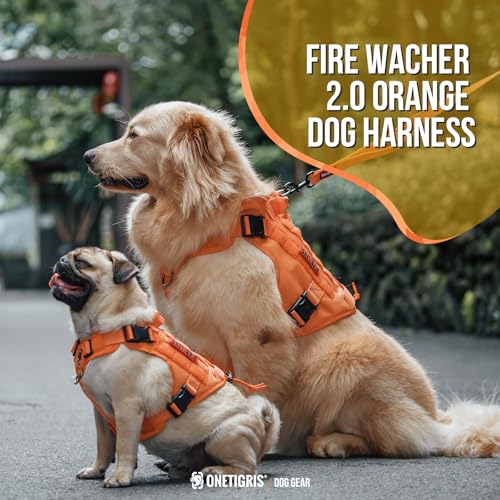Tactical Dog Harness Vest No (X-Small / Orange)