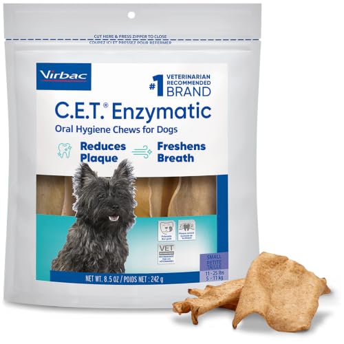 C.E.T. Enzymatic Oral Hygiene Chews for Dogs (Small 11-25lbs)