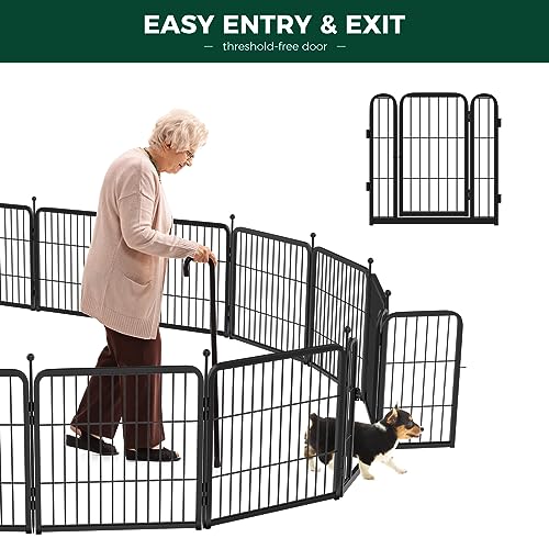 Rollick Dog Playpen (Black / 24"H)