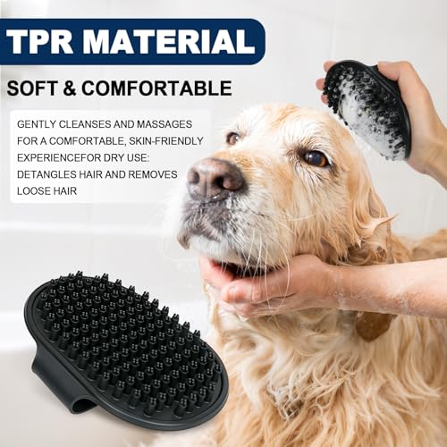 Blue Pet Grooming Kit 3Pcs Dematting Comb for Dogs&Cats Shedding (Blue)