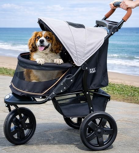 No Zip AT3 Pet Stroller for Cats (Sea Salt)
