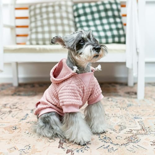 Dog Hoodies Sweater for Large Dogs (Pink / 2XL (Back: 27",Chest: 35.5", Neck: 25"))