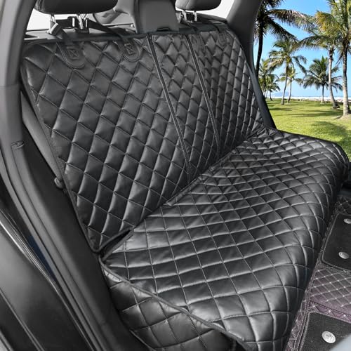 Dog Car Seat Cover for Back Seat (Black / Standard Back Seat Cover)