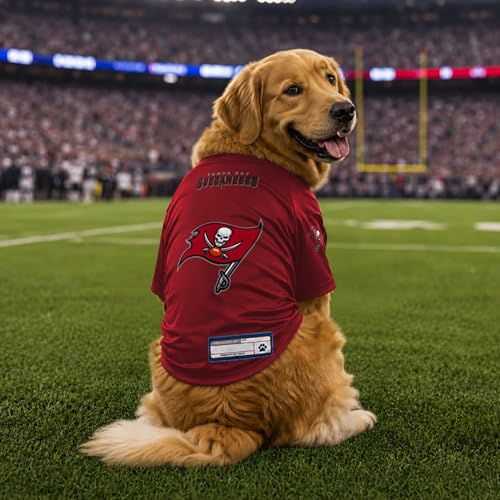 NFL Tampa Bay Buccaneers Stretch Pet Jersey (Tampa Bay Buccaneers / Large)