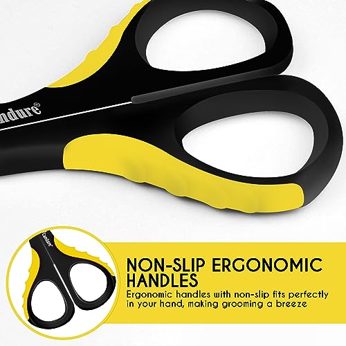Cat Nail Clipper Stainless Steel Cat Claw Trimmers for Rabbits (Bright Yellow / Small pets)