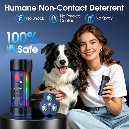 Enhanced Ultrasonic Dog Bark Deterrent Devices (Blue)