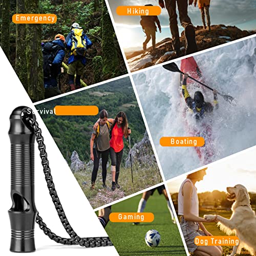 Titanium Emergency Whistle (Black -1pc)