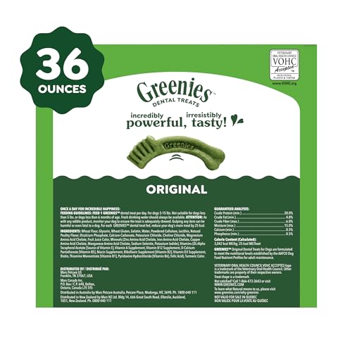 Teenie Original Natural Dental Dog Treats (130 Count (Pack of 1))