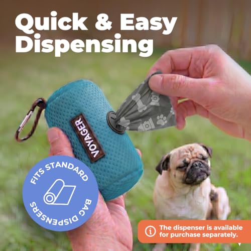 Poop Bags for Dogs (Gray / 240 Bags)