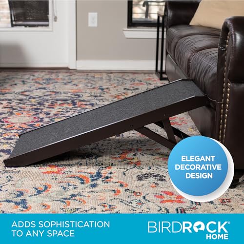 Adjustable Pet Ramp for Small Dogs (Espresso - 16")