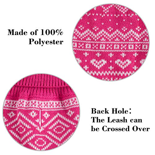 Dog Sweater Argyle (Small/Medium / Pink)