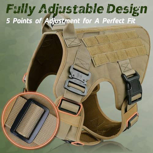 Tactical Dog Harness X (Brown / X-Large)