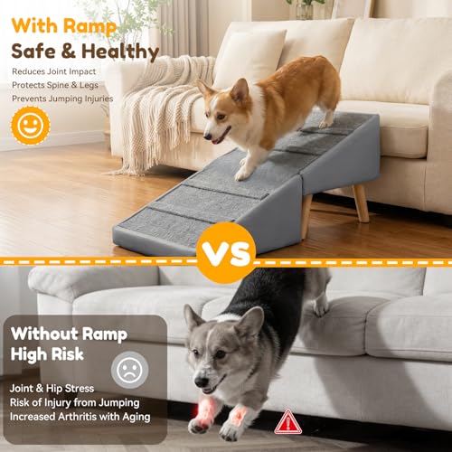 Dog Ramp for Couch (Grey)