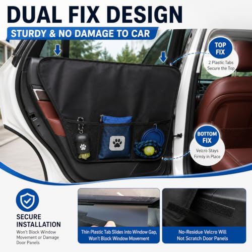 Dog Car Door Protector 2Pack Waterproof Anti Scratch SUV Truck Paw Guard