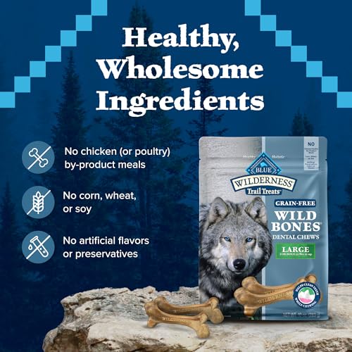 Wilderness Large Dog Dental Chews (10 Ounce (Pack of 1))