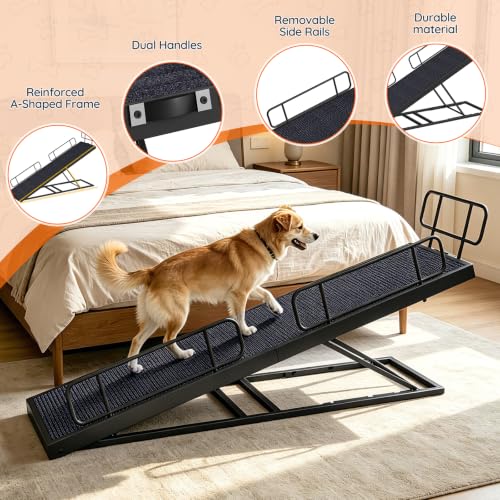 Adjustable Dog Ramp for Bed