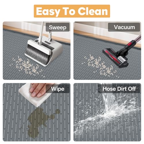 57" x40" Pee Pad Holder for Dogs Puppy Pad Holder Dark Gray (57" x40"Dark Gray)