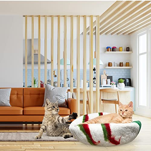 Premium Felt Cat Cave Bed (Candy Swirl)