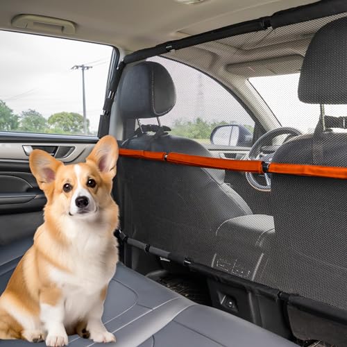 Dog Car Barrier for Back Seat & Trunk (Medium)