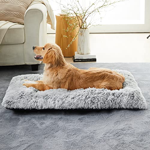 Dog Beds for Large Dogs (Grey / S(23x18 inch))