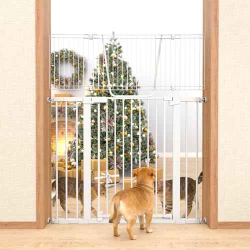 54" Extra Tall Cat Gate (White / M30-7+14)