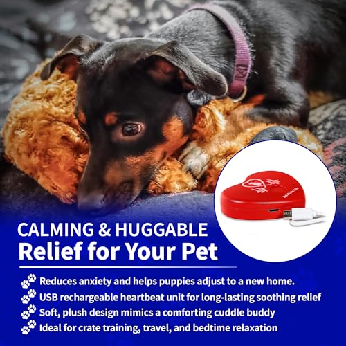 Cuddle Pup Toy with Heartbeat & Heat Pack (Small / Heartbeat/Heating)