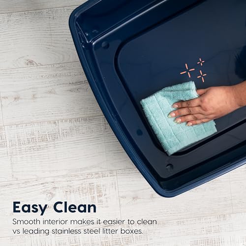 XX Large Side Entry Cat Litter Box (XXL Side Entry / Navy)