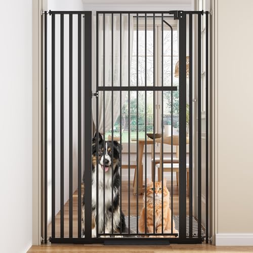 63" Extra Tall Pet Gate for Cat (63" Tall, 29.9"-45.3" Wide)