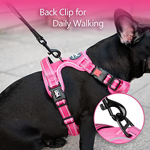 No Pull Dog Harness (S / Pink(Matching Trim))