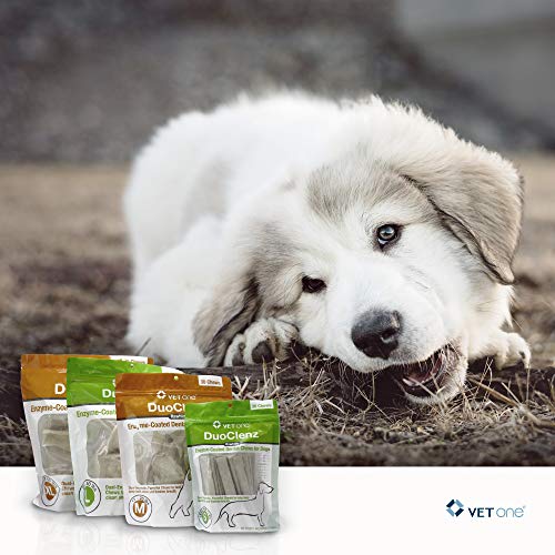 VetOne DuoClenz Rawhide Dental Hygenic Chews for Small (Small Dogs)