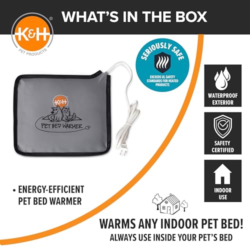 K&H Pet Bed Warmer (Gray / Small)