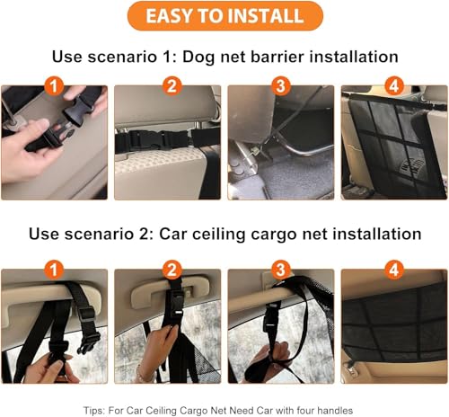 Dog Car Net Barrier