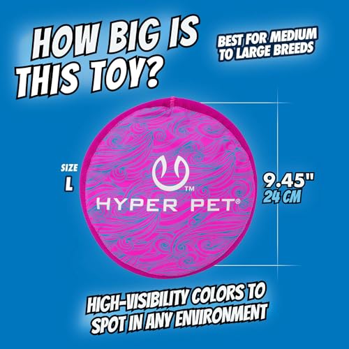 Flippy Flopper Flying Disc Soft Dog Toy (Pack of 1)