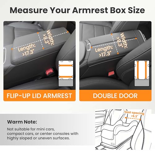 Center Console Dog Car Seat for Small Dogs Under 11lbs (Black/Dark Gery / Small)