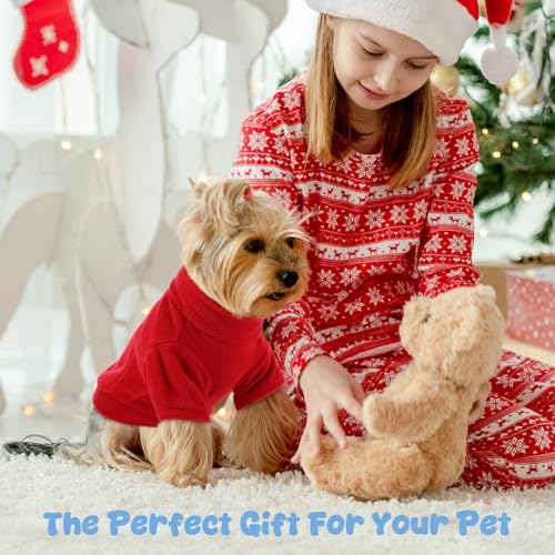 5 Pcs Fleece Dog Sweaters (S)