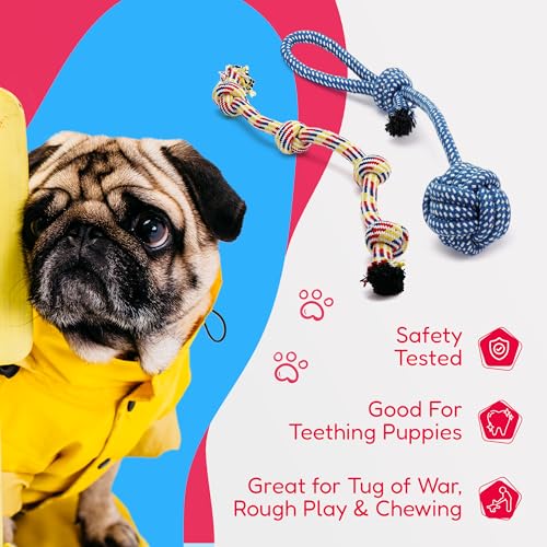 Dog Rope Toys for Medium Dogs 11 Pack (22 Pack)