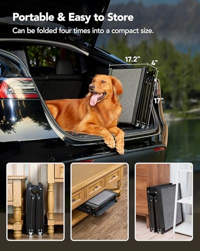 Dog Ramp for Cars (Upgraded 63'' L x 19.7" W)