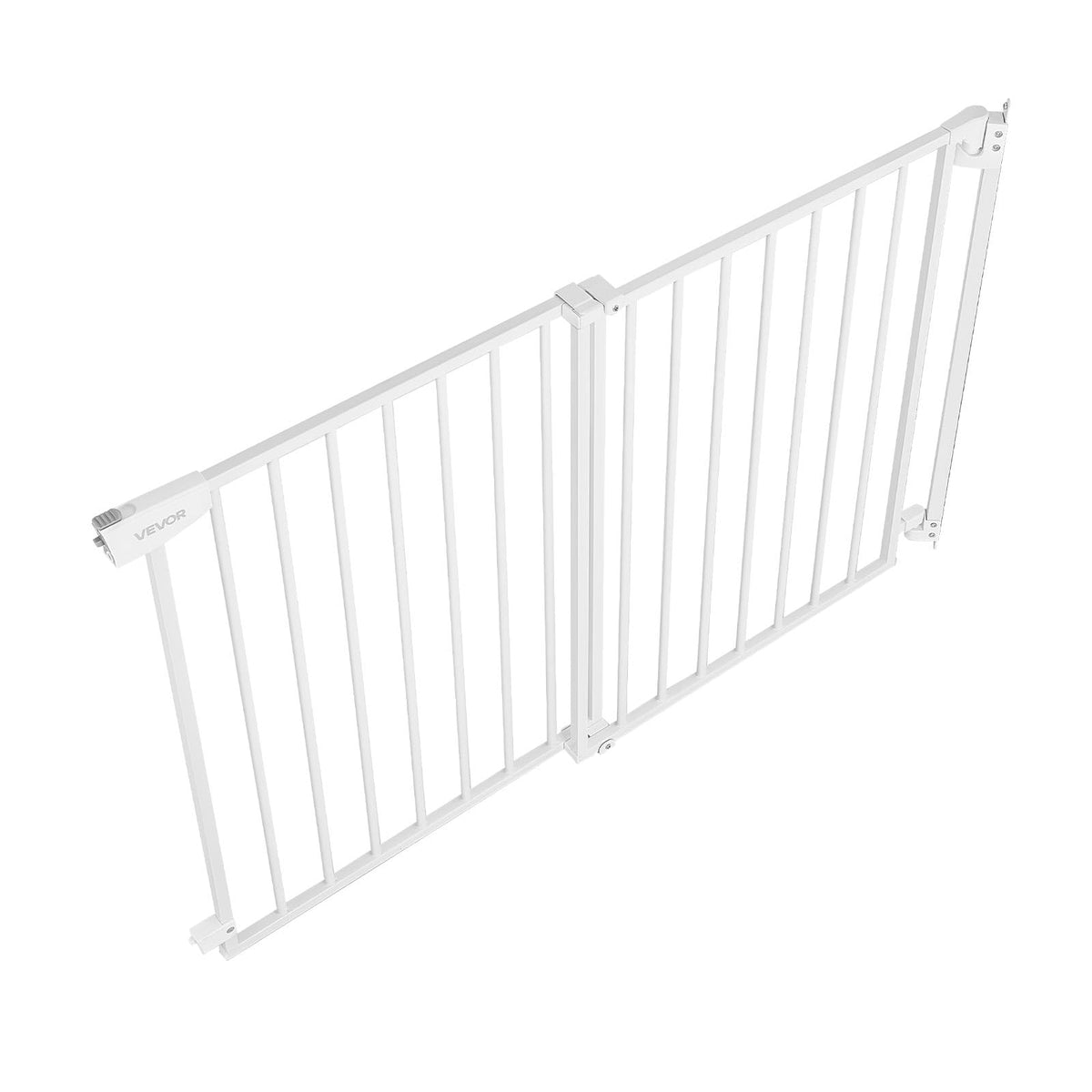Pet Gate for Stairs (White / 31-48" Wide x 30" Tall)