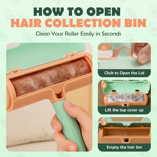Pet Hair Remover Roller (Green)