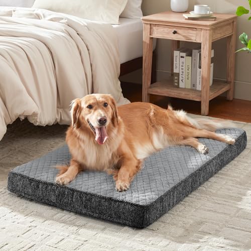 Orthopedic Dog Bed for Small Dogs (S(23"x17") / Light Grey)